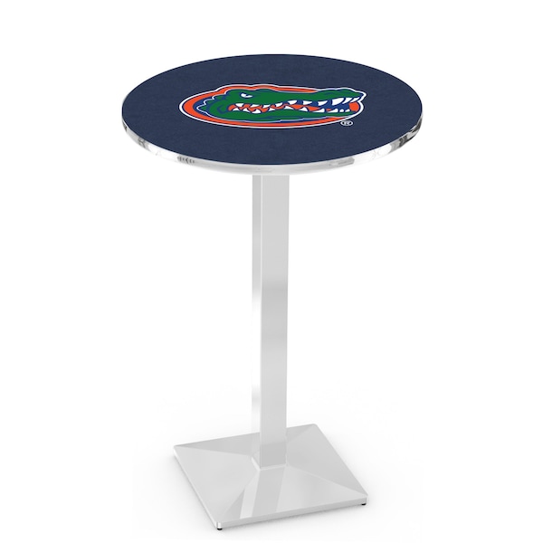 42" Chrome Florida Pub Table